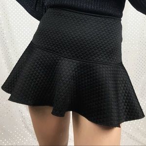 Zara Scuba Mini Skirt